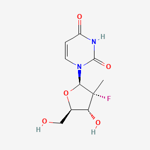 1-[(2R,3R,4R,5R)-3-fluoro-4-hydroxy-5-(hydroxymethyl)-3-methyloxolan-2-yl]pyrimidine-2,4-dione CAS 863329-66-2
