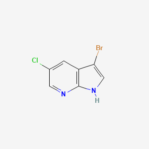 3-bromo-5-chloro-1H-pyrrolo[2,3-b]pyridine CAS 866546-09-0