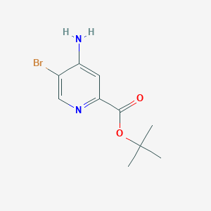 tert-butyl 4-amino-5-bromopyridine-2-carboxylate CAS 868171-70-4
