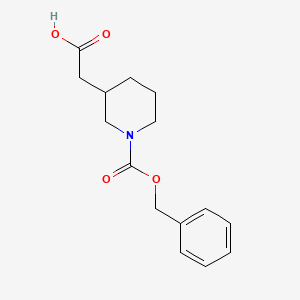 2-(1-phenylmethoxycarbonylpiperidin-3-yl)acetic acid CAS 86827-10-3