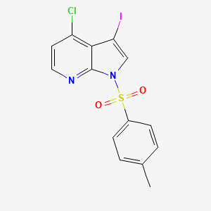 4-chloro-3-iodo-1-(4-methylphenyl)sulfonylpyrrolo[2,3-b]pyridine CAS 869335-20-6