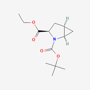 2-O-tert-butyl 3-O-ethyl (1R,3R,5R)-2-azabicyclo[3.1.0]hexane-2,3-dicarboxylate CAS 871727-37-6