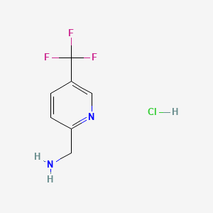 [5-(trifluoromethyl)-2-pyridinyl]methanamine;hydrochloride CAS 871826-12-9