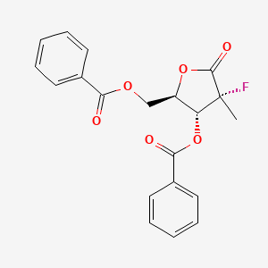 [(2R,3R,4R)-3-benzoyloxy-4-fluoro-4-methyl-5-oxooxolan-2-yl]methyl benzoate CAS 874638-80-9