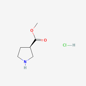 methyl (3R)-pyrrolidine-3-carboxylate;hydrochloride CAS 874964-22-4