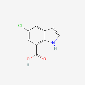 5-chloro-1H-indole-7-carboxylic acid CAS 875305-81-0