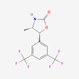 (4S,5R)-5-[3,5-bis(trifluoromethyl)phenyl]-4-methyl-1,3-oxazolidin-2-one CAS 875444-08-9