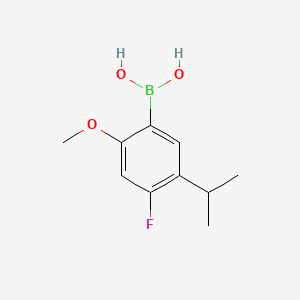 (4-fluoro-2-methoxy-5-propan-2-ylphenyl)boronic acid CAS 875446-29-0