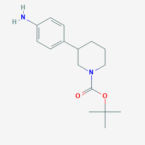 tert-butyl 3-(4-aminophenyl)piperidine-1-carboxylate CAS 875798-79-1