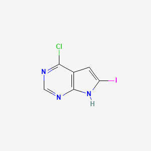 4-chloro-6-iodo-7H-pyrrolo[2,3-d]pyrimidine CAS 876343-10-1