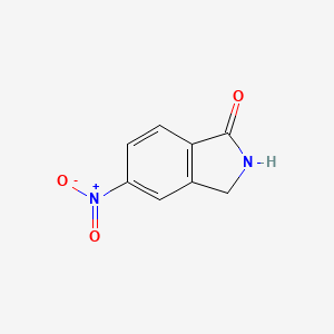 5-nitro-2,3-dihydroisoindol-1-one CAS 876343-38-3