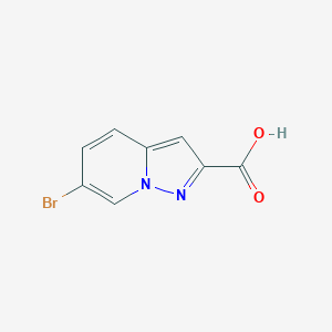 6-bromopyrazolo[1,5-a]pyridine-2-carboxylic acid CAS 876379-74-7