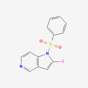 1-(benzenesulfonyl)-2-iodopyrrolo[3,2-c]pyridine CAS 877060-44-1