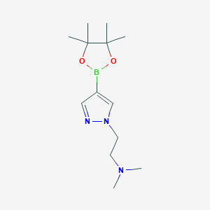 N,N-dimethyl-2-[4-(4,4,5,5-tetramethyl-1,3,2-dioxaborolan-2-yl)pyrazol-1-yl]ethanamine CAS 877149-80-9