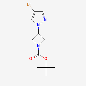 tert-butyl 3-(4-bromopyrazol-1-yl)azetidine-1-carboxylate CAS 877399-34-3