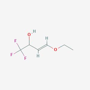 (E)-4-ethoxy-1,1,1-trifluorobut-3-en-2-ol CAS 878160-69-1