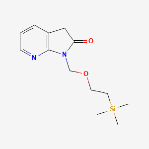 1-(2-trimethylsilylethoxymethyl)-3H-pyrrolo[2,3-b]pyridin-2-one CAS 879132-48-6
