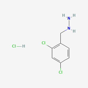 (2,4-dichlorophenyl)methylhydrazine;hydrochloride CAS 879645-40-6