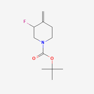 tert-butyl 3-fluoro-4-methylidenepiperidine-1-carboxylate CAS 882033-92-3