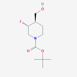tert-butyl (3R,4R)-3-fluoro-4-(hydroxymethyl)piperidine-1-carboxylate CAS 882033-94-5