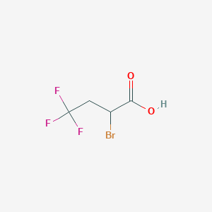 2-bromo-4,4,4-trifluorobutanoic acid CAS 882050-69-3
