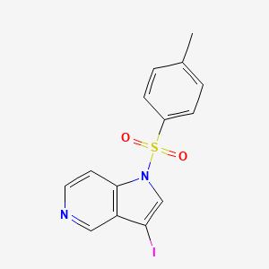 3-iodo-1-(4-methylphenyl)sulfonylpyrrolo[3,2-c]pyridine CAS 882562-73-4