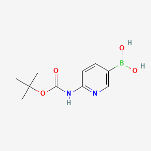 [6-[(2-methylpropan-2-yl)oxycarbonylamino]-3-pyridinyl]boronic acid CAS 883231-20-7