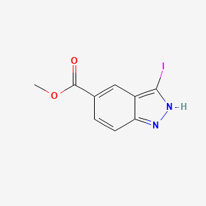 methyl 3-iodo-2H-indazole-5-carboxylate CAS 885271-25-0