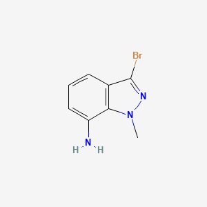 3-bromo-1-methylindazol-7-amine CAS 885271-76-1