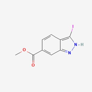 methyl 3-iodo-2H-indazole-6-carboxylate CAS 885518-82-1