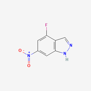 4-fluoro-6-nitro-1H-indazole CAS 885520-01-4
