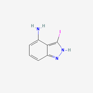 3-iodo-2H-indazol-4-amine CAS 885521-28-8