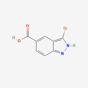 3-bromo-2H-indazole-5-carboxylic acid CAS 885521-49-3