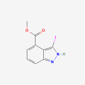 methyl 3-iodo-2H-indazole-4-carboxylate CAS 885521-54-0