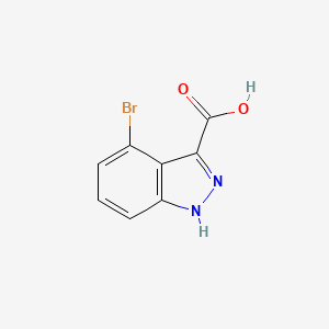 4-bromo-1H-indazole-3-carboxylic acid CAS 885521-80-2
