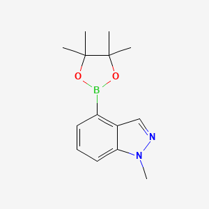 1-methyl-4-(4,4,5,5-tetramethyl-1,3,2-dioxaborolan-2-yl)indazole CAS 885698-94-2