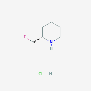 (2S)-2-(fluoromethyl)piperidine;hydrochloride CAS 886216-73-5