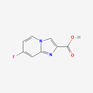 7-fluoroimidazo[1,2-a]pyridine-2-carboxylic acid CAS 886363-98-0