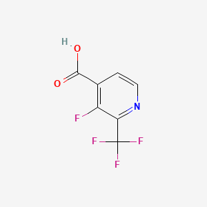 3-fluoro-2-(trifluoromethyl)pyridine-4-carboxylic acid CAS 886510-09-4