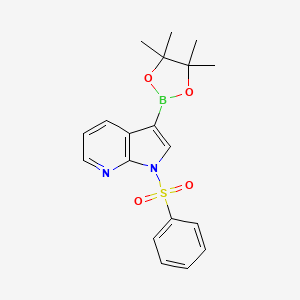 1-(benzenesulfonyl)-3-(4,4,5,5-tetramethyl-1,3,2-dioxaborolan-2-yl)pyrrolo[2,3-b]pyridine CAS 886547-94-0