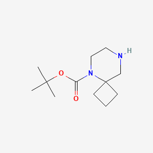 tert-butyl 5,8-diazaspiro[3.5]nonane-5-carboxylate CAS 886766-34-3