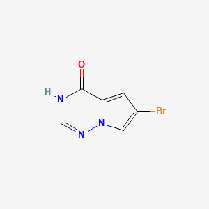 6-bromo-3H-pyrrolo[2,1-f][1,2,4]triazin-4-one CAS 888721-83-3