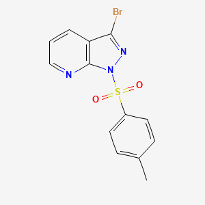 3-bromo-1-(4-methylphenyl)sulfonylpyrazolo[5,4-b]pyridine CAS 889451-24-5
