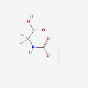 1-[(2-methylpropan-2-yl)oxycarbonylamino]cyclopropane-1-carboxylic acid CAS 88950-64-5