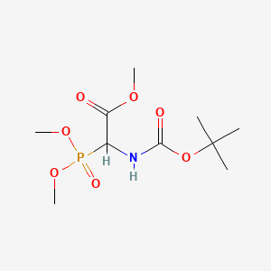 methyl 2-dimethoxyphosphoryl-2-[(2-methylpropan-2-yl)oxycarbonylamino]acetate CAS 89524-98-1