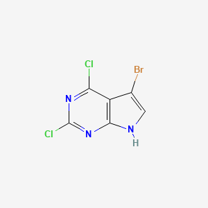 5-bromo-2,4-dichloro-7H-pyrrolo[2,3-d]pyrimidine CAS 900789-14-2