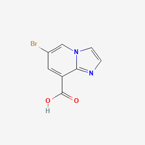 6-bromoimidazo[1,2-a]pyridine-8-carboxylic acid CAS 903129-78-2