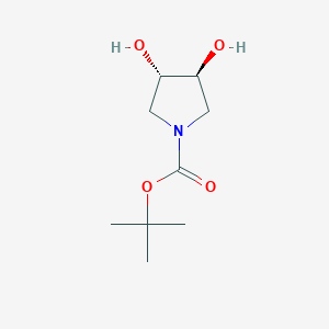 tert-butyl (3S,4S)-3,4-dihydroxypyrrolidine-1-carboxylate CAS 90481-33-7