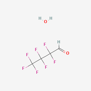 2,2,3,3,4,4,4-heptafluorobutanal;hydrate CAS 907607-07-2