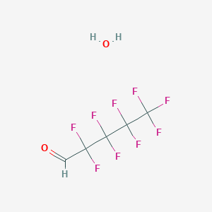 2,2,3,3,4,4,5,5,5-nonafluoropentanal;hydrate CAS 907607-08-3